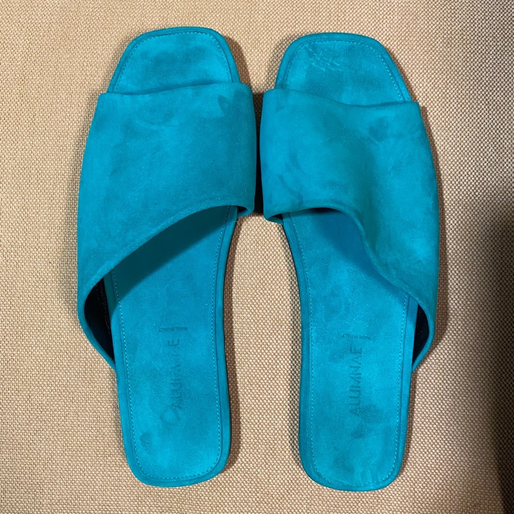 Alumnae Teal Slides
